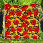 hawaiian hibiscus flowers cl17100333mdq quilt blanket d2381322