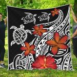 hawaiian map turtle swim plumeria polynesian quilt d2383576