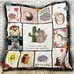 hedgehog give me a hug quilt blanket great customized blanket gifts for birthday christmas d2349327