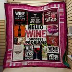 hello wine quilt d2385930