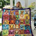 herd of dogs cl14100255mdq quilt blanket d2379577