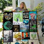 hiking life is better in hiking boots quilt blanket great customized gifts for birthday christmas