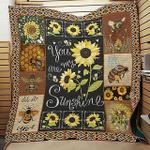 hippie bee let it be sunflower quilt blanket great customized gifts for birthday christmas d2347823