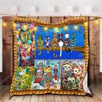 hippie cat quilt bp d2384431