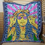 hippie girl clt140625 quilt blanket d2381184