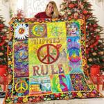 hippie girl lover v2 3d customized quilt d2313627