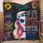 hippie girl she had the soul of a gypsy the heart of a hippie the spirit of a fairy quilt d2381480