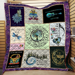 hippie i see them bloom quilt blanket great customized gifts for birthday christmas thanksgiving