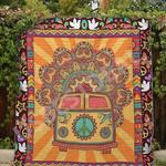 hippie lovely hippie van cla31100059q quilt blanket d2355461