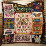 hippie on earth quilt blanket quilt d2323276