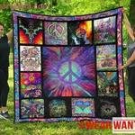 hippie peace symbol clh1412181q quilt blanket d2355490