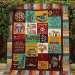 hippie peaceful m2 3d customized quilt d2312982