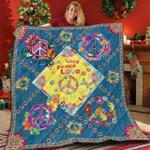 hippie sign por per 3d customized quilt d2313147