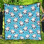 hippo cute cl12100363mdq quilt blanket d2355882