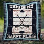 hockey happy place cla3010097q quilt blanket d2355366