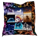 horse art washable handmade quilt 0312 04 d2384563