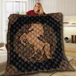 horse mandala zentangle sh36 ntth011298 3d customized quilt d2313956
