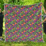 hot purple pineapple cl17100353mdq quilt blanket d2356111