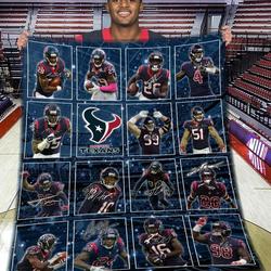 Houston Texans Quilt Blanket Bs988