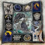 hugin munin thought memory blanket kc1207 quilt d2317779
