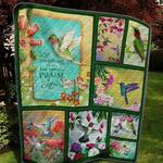 hummingbird let everything that has breath praise the lord quilt blanket great customized blanket