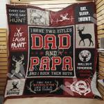 hunting dad quilt blanket dhc1102398td d2379600