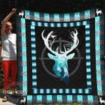 hunting deer hunting art cla0211088q quilt blanket d2355358