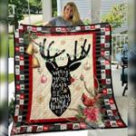 hunting deer v1 merry chrismas hunting 3d customized quilt d2313693