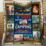 husband and wife camping we may not have it all together but together we have it all quilt blanket