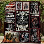 i am a grumpy old veteran blanket kc1707 quilt d2357689