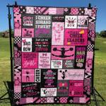 i cheer so hard i sweat glitter pink version quilt blanket py68 quilt d2322821