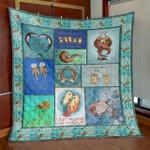 i just freaking love otters clt180633 quilt blanket d2381354