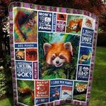 i just freaking love red pandas quilt blanket great customized blanket gifts for birthday christmas