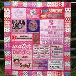 i love some one with diabetes quilt blanket tm99 quilt d2322302