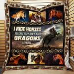 i ride horses quilt blanket dh459 quilt d2321450