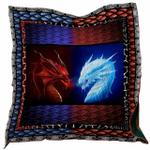 ice fire dragon washable quilt uvk d2388003
