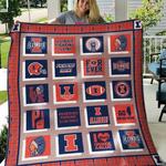 illinois fighting illini quilt blanket b310502 quilt d2324308