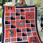 illinois fighting illini quilt blanket b310503 quilt d2324291