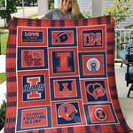 illinois fighting illini ver4 blanket th1507 quilt d2351843