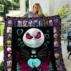 Jack Skellington The Nightmare Before Christmas Quilt Blanket Pumpkin King