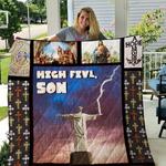 jesus high five son quilt blanket great customized blanket gifts for birthday christmas