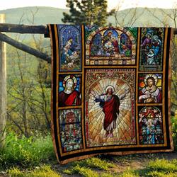 Jesus Quilt Blanket A113