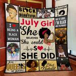 july black girl black queen are beautiful quilt blanket great customized gifts for birthday