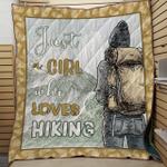 just a girl who loves hiking quilt blanket great customized blanket gifts for birthday christmas