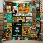 keep calm and go bowling quilt blanket great customized blanket gifts for birthday christmas
