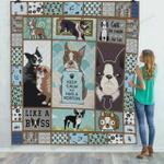 keep calm and hug a boston terrier quilt blanket great customized blanket gifts for birthday