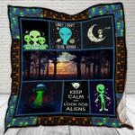 keep calm and look for aliens cl22100317mdq quilt blanket d2356135