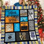 keep calm and play volleyball quilt blanket great customized blanket gifts for birthday christmas