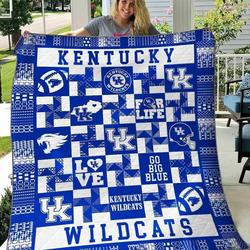 Kentucky Wildcats Blanket Th1607 Quilt