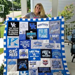 Kentucky Wildcats Quilt Blanket